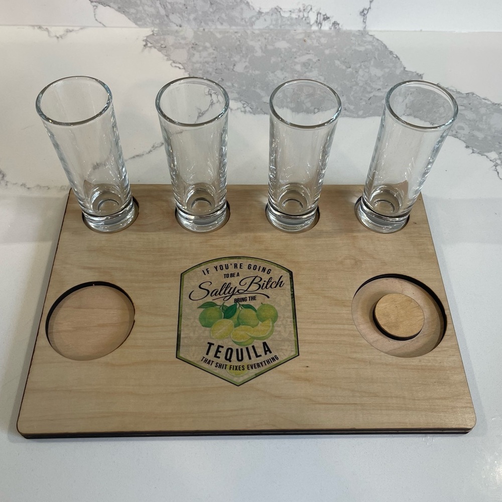 Tequila Shot Flight Tray